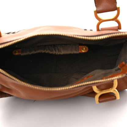 Chloe Calfskin Medium Marcie Satchel Tan 5 of 10