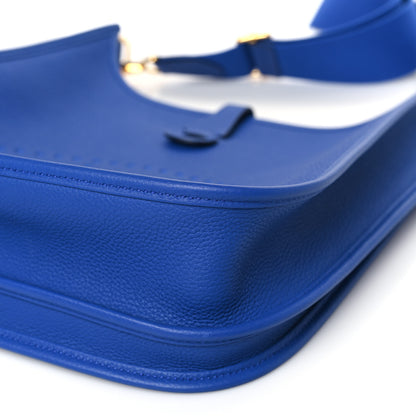 Hermes Taurillon Maurice Evelyne III PM Bleu Royal 9 of 10