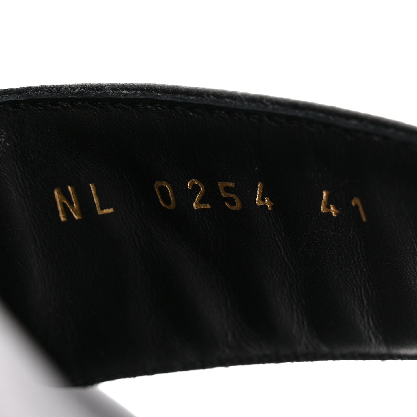 Grained Calfskin Sunset Comfort Flat Sandals 41 Black