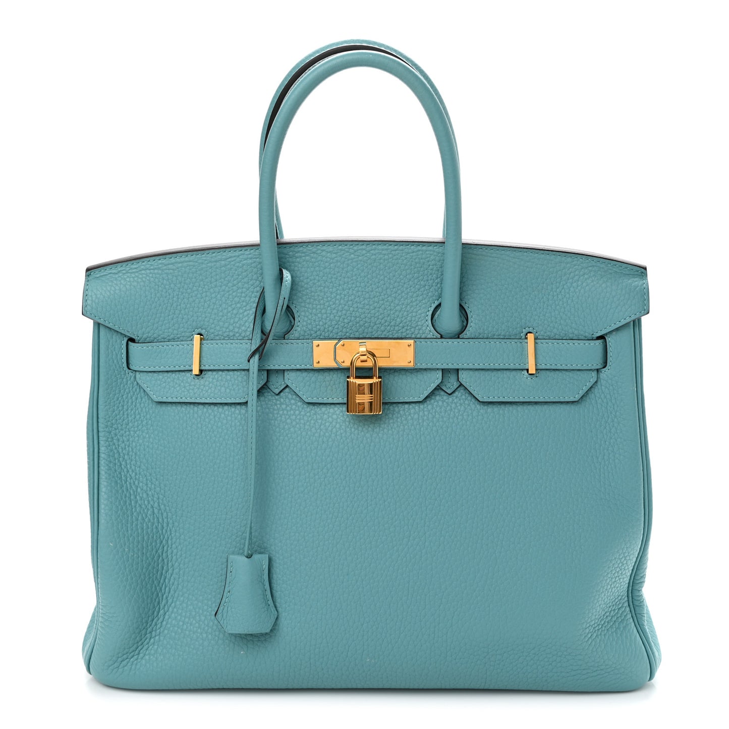 Taurillon Clemence Birkin 35 Bleu Saint Cyr