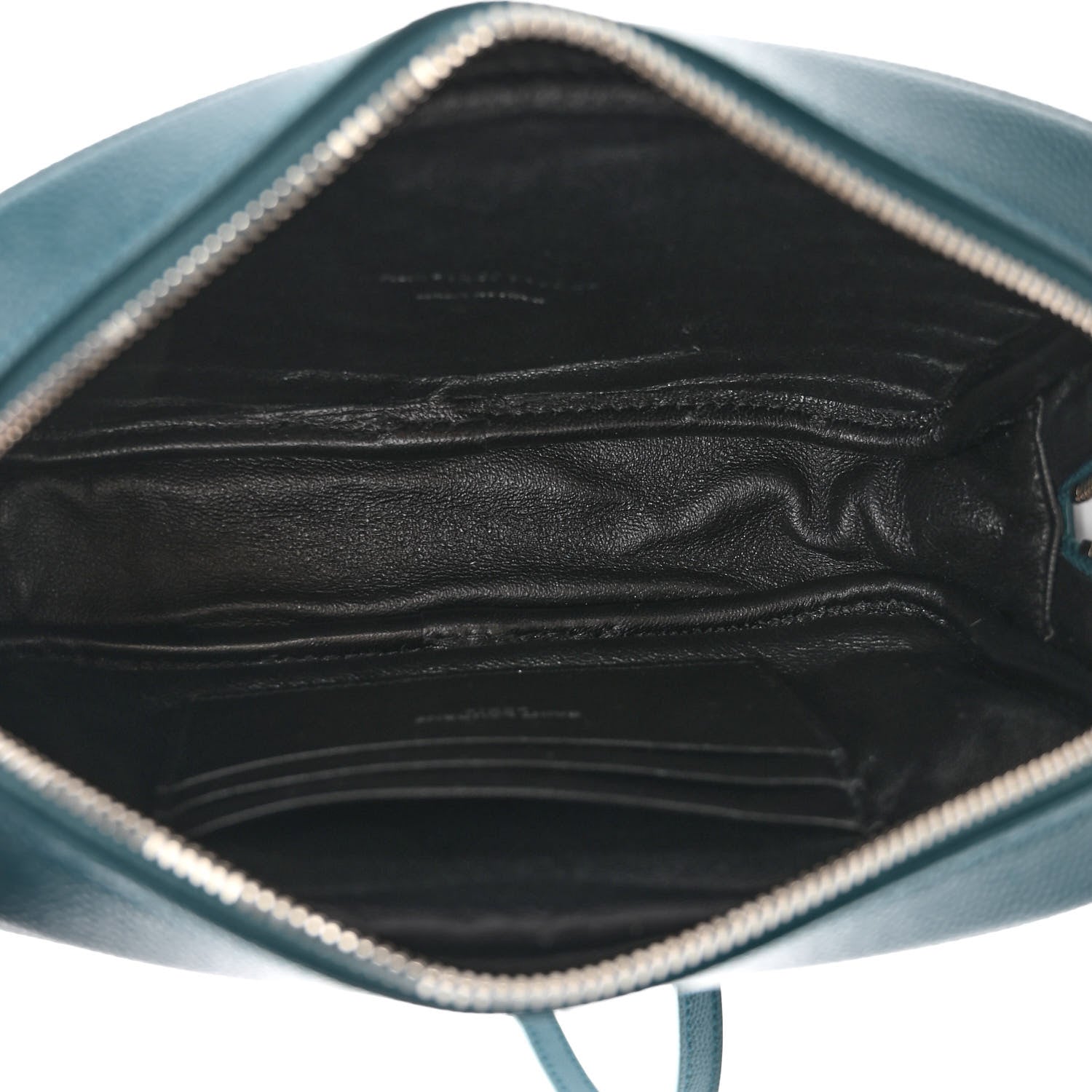 Saint Laurent Grain De Poudre Matelasse Monogram Mini Lou Camera Bag Petrol Green 5 of 9