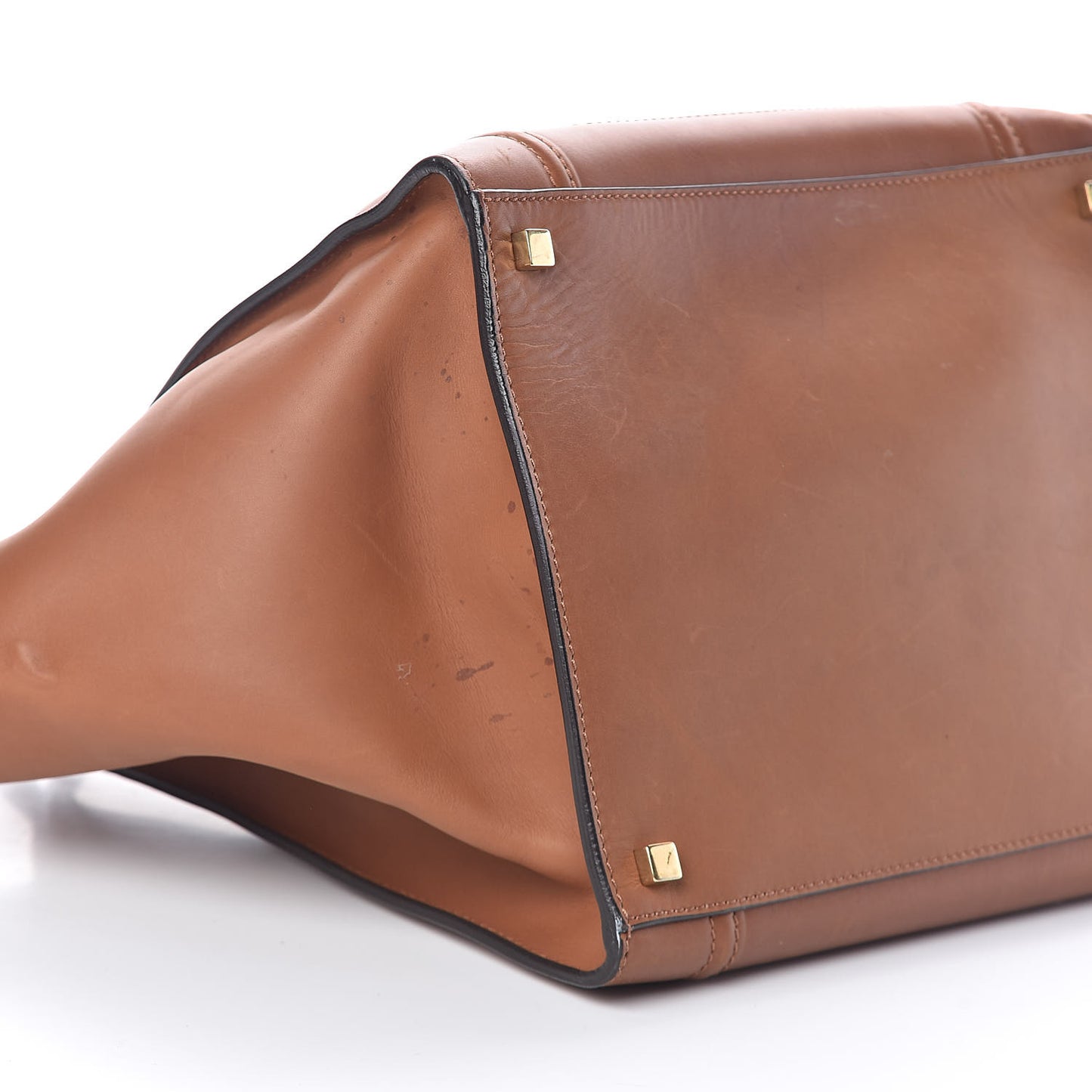 Natural Calfskin Medium Phantom Luggage Tan