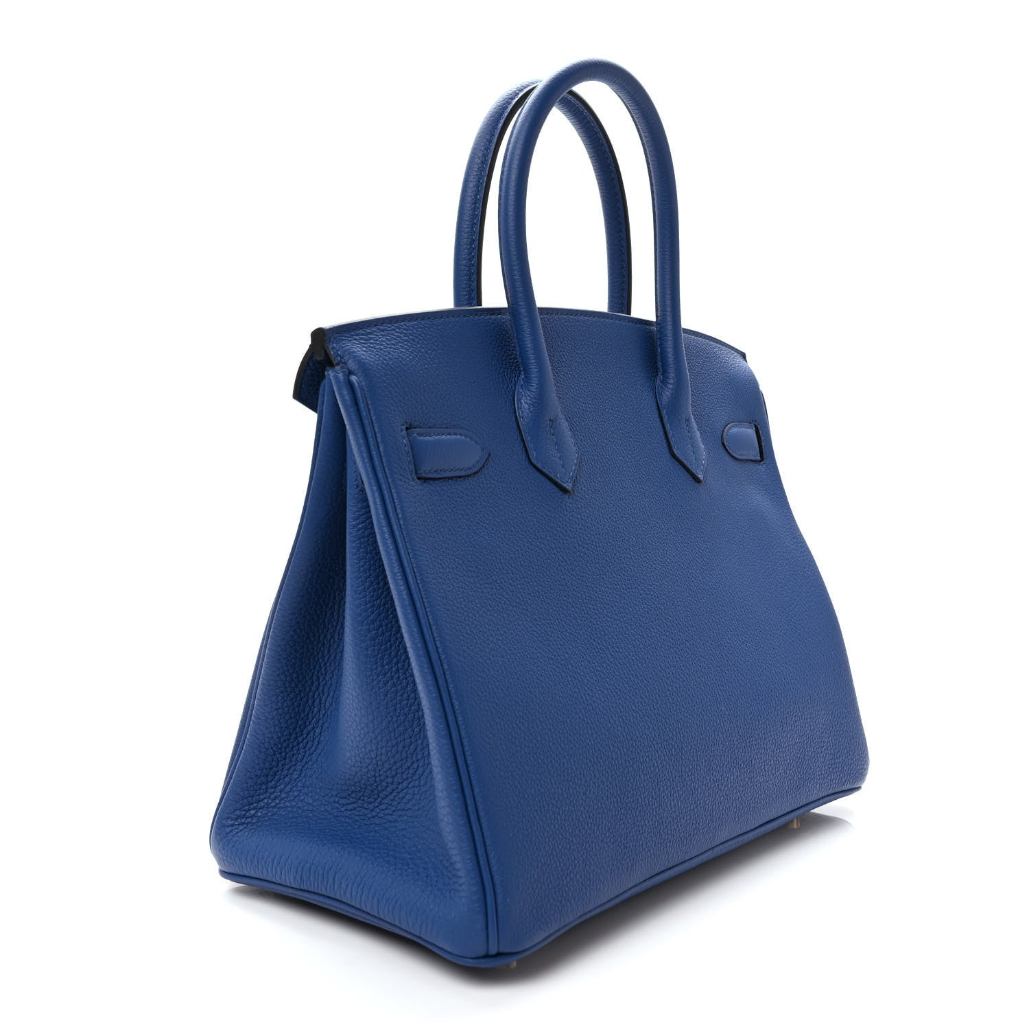 Hermes Taurillon Clemence Birkin 30 Bleu France 3 of 9