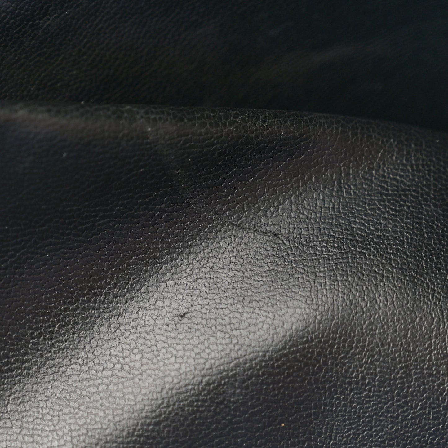 Lambskin Quilted Shopping Tote Black