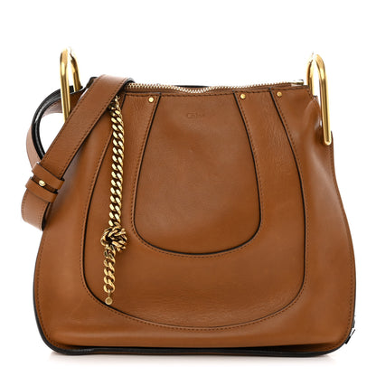 Chloe Grained Calfskin Small Hayley Hobo Nut 1 of 15