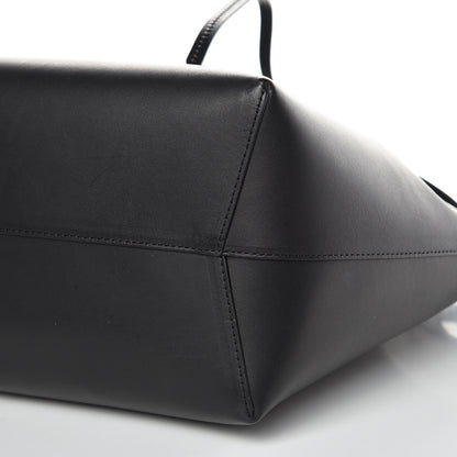 Mansur Gavriel Vegetable Tanned Calfskin Bucket Bag Black Flamma 9 of 10