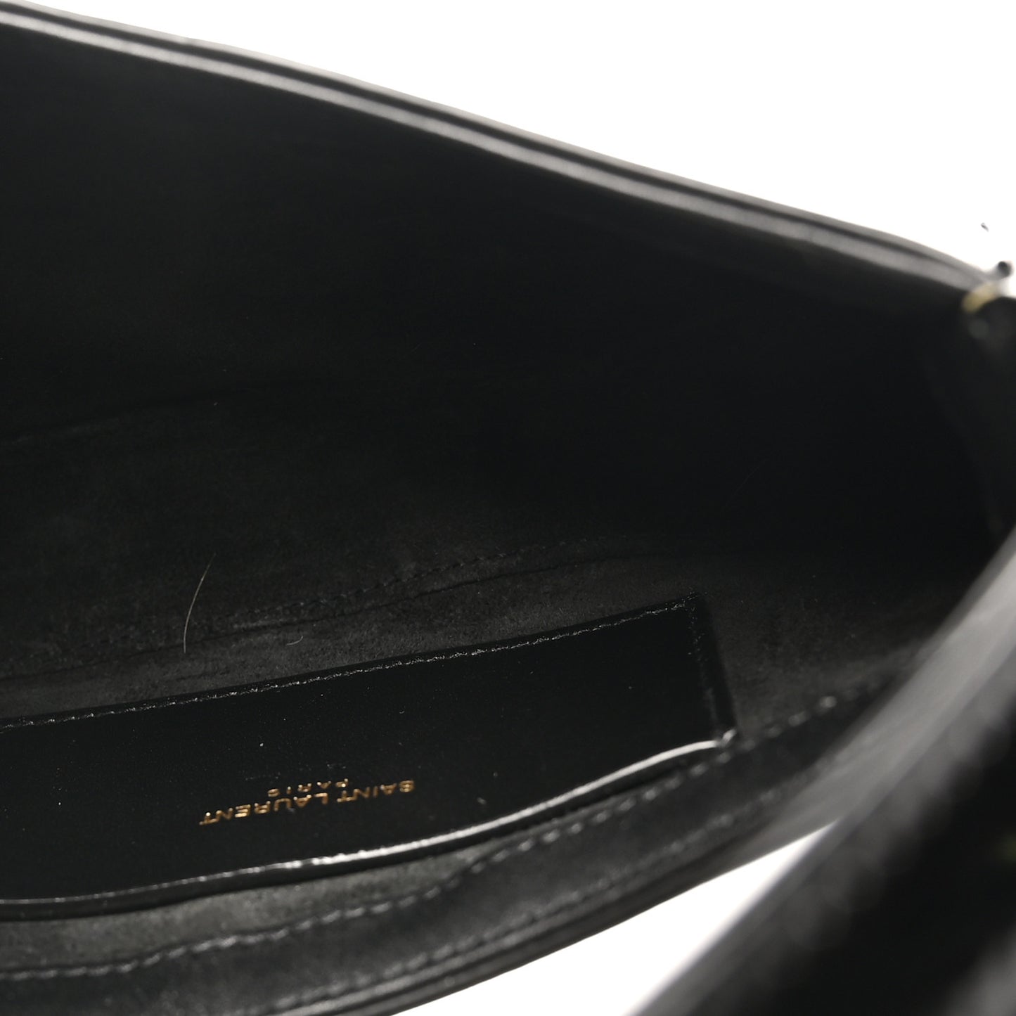 Patent Calfskin Le 5 A 7 Mini Hobo Black