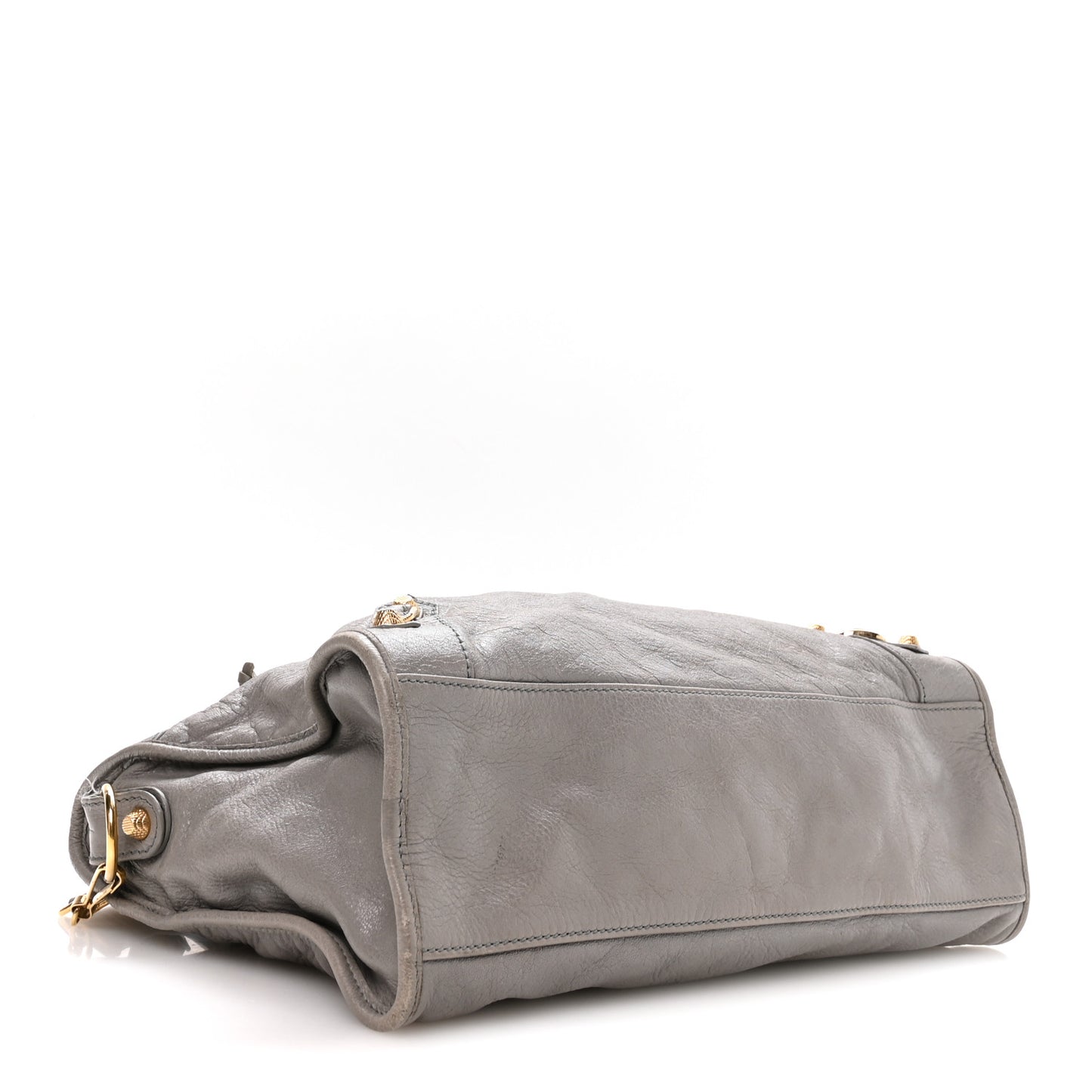 Agneau Giant 12 Gold Hardware City Gris Pyrite