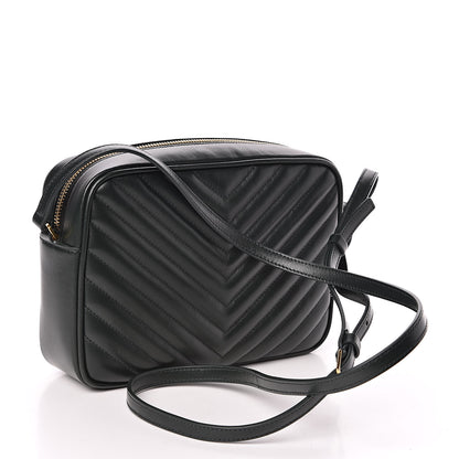 Saint Laurent Calfskin Matelasse Monogram Lou Camera Bag Green 3 of 10