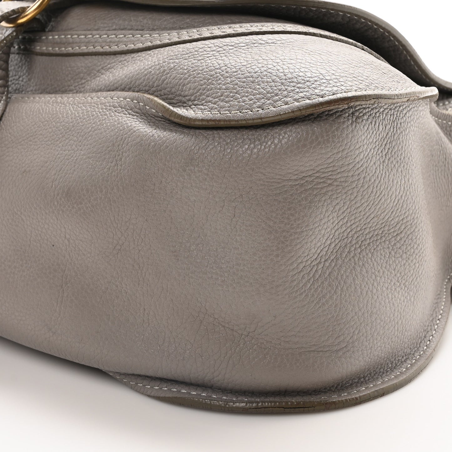 Calfskin Medium Marcie Satchel Cashmere Grey