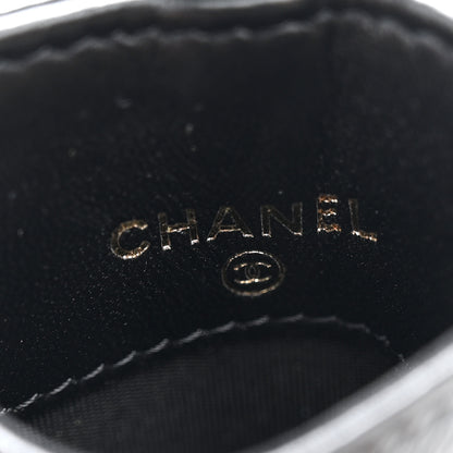 Chanel Pearl Lambskin Pearl Crown CC Wristlet Multi Pouches Black 7 of 8