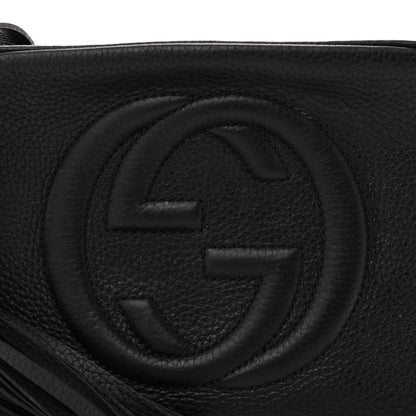 Gucci Pebbled Calfskin Small Soho Disco Bag Black 7 of 13
