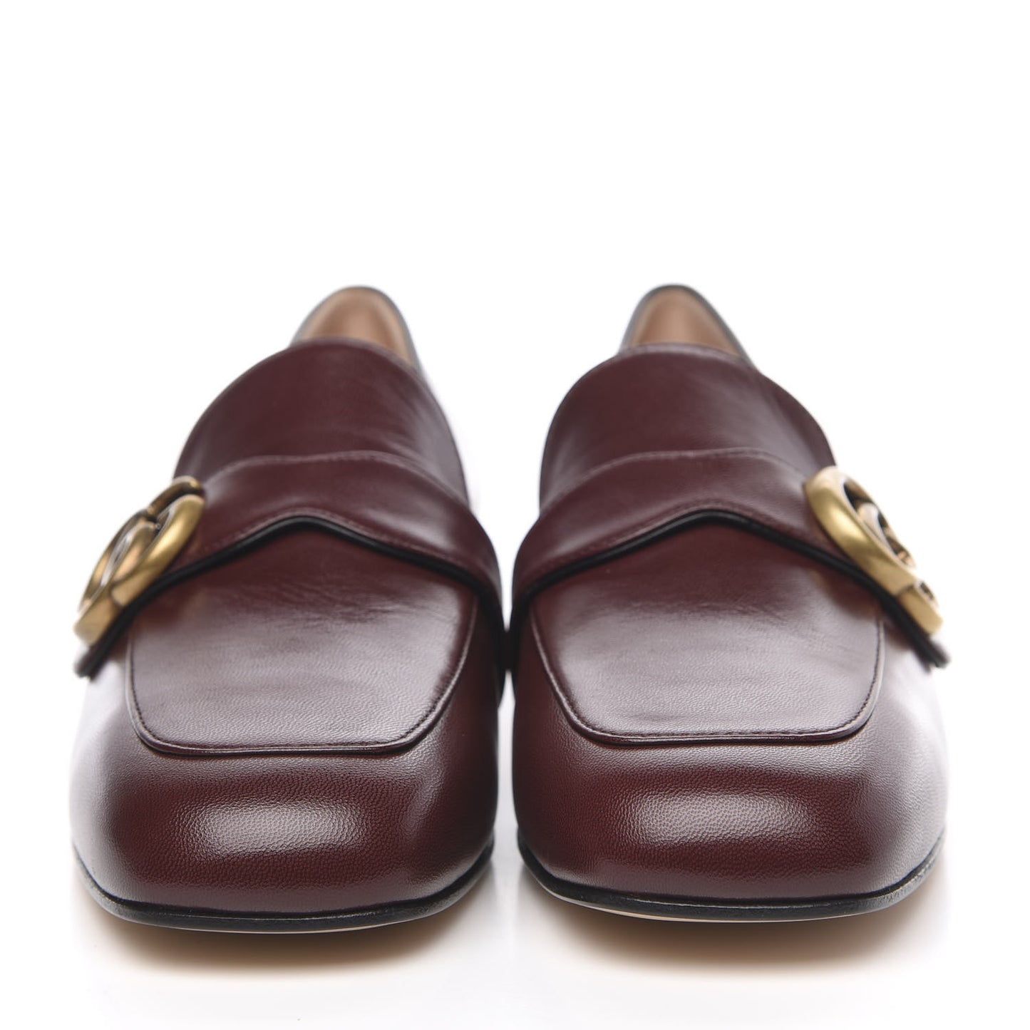 Malaga Kid Womens GG Marmont Loafers 39 Vintage Bordeaux