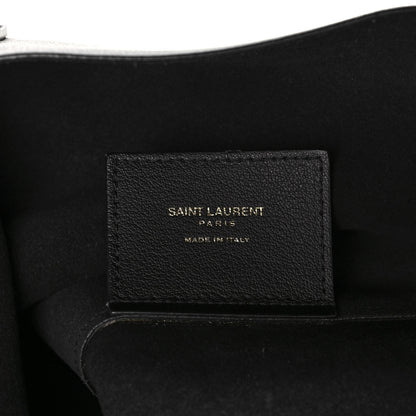 Saint Laurent Calfskin Large Shopping Tote Black 6 of 15
