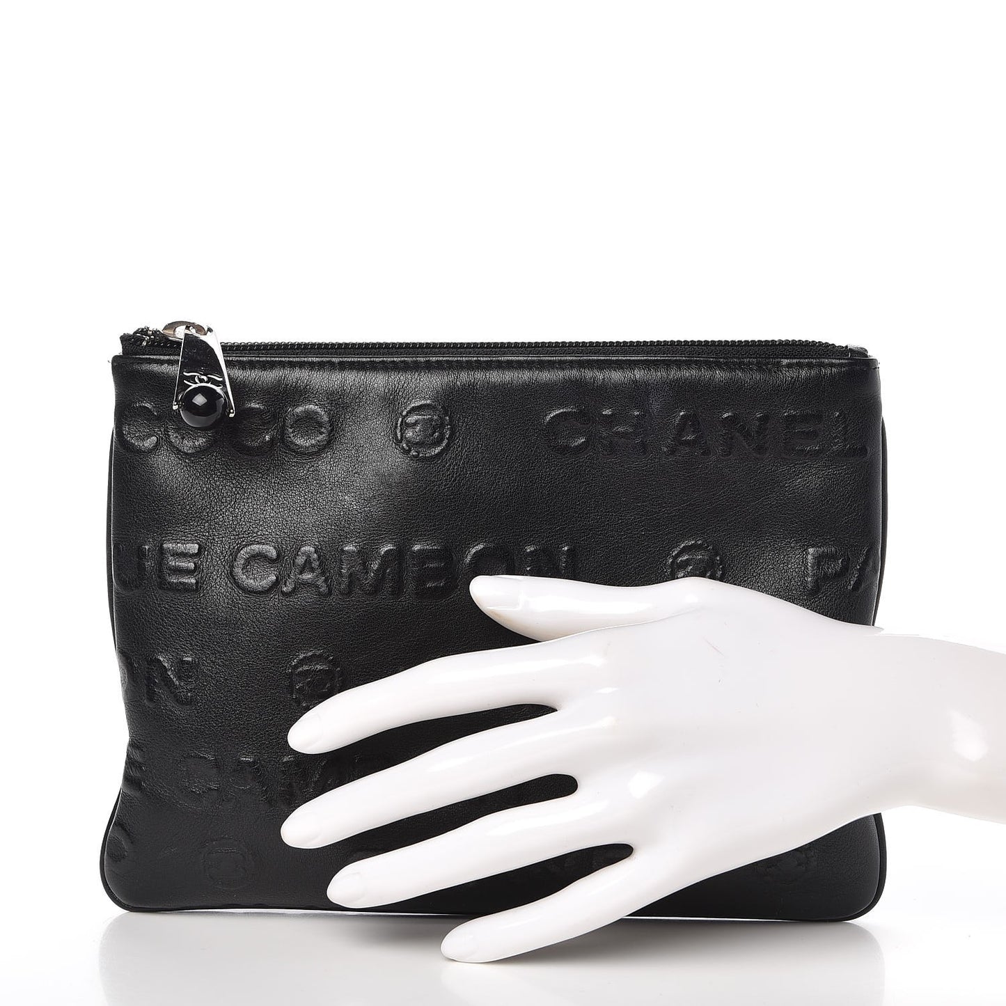 Calfskin Small Unlimited Pouch Black
