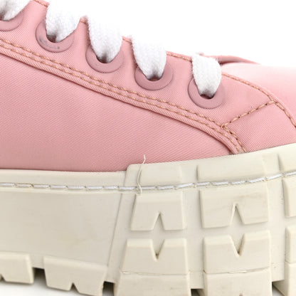 Prada Re-Nylon Gabardine Triangle Logo Double Wheel 50mm Sneakers 37.5 Alabastro 10 of 10