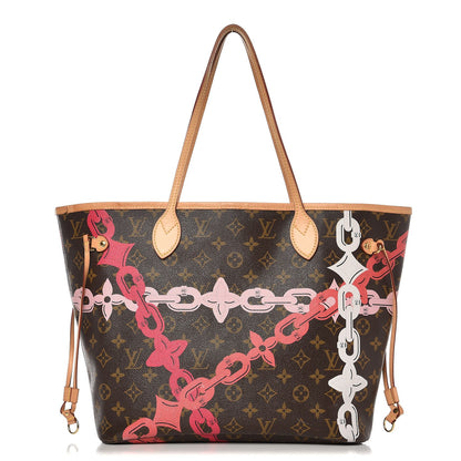 Louis Vuitton Monogram Bay Neverfull MM Rose Ballerine Poppy 1 of 16