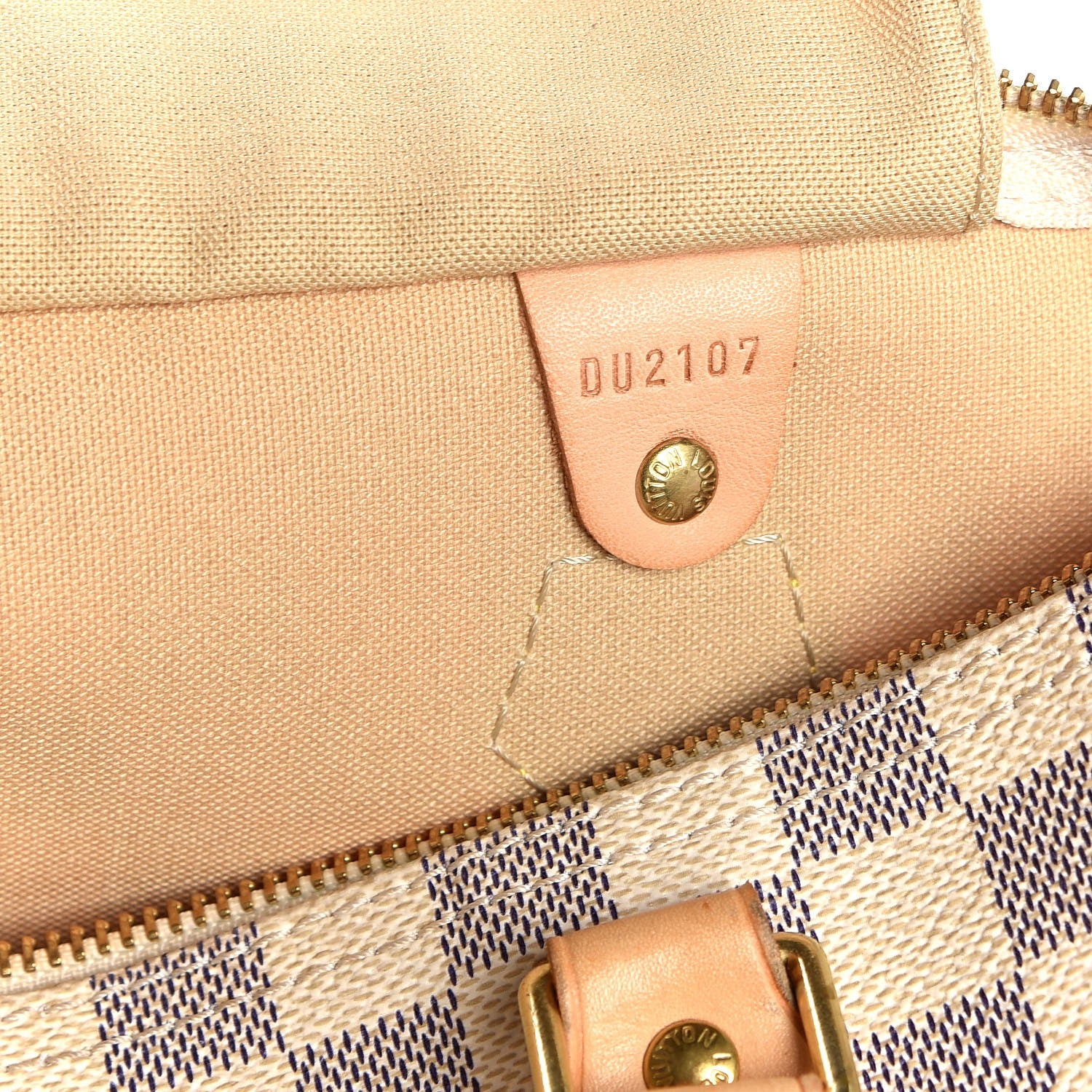 Louis Vuitton Damier Azur Speedy 30 6 of 10