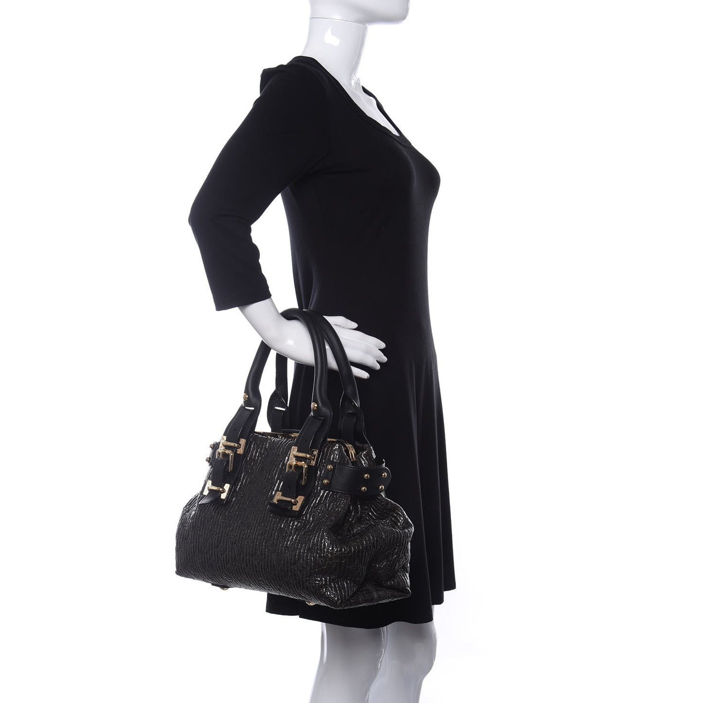 Monogram Motard Biker Black