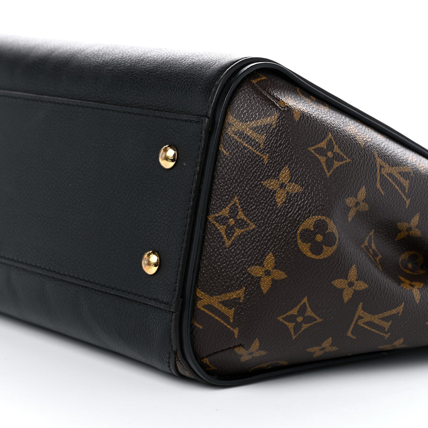 Calfskin Monogram Kimono Tote Black
