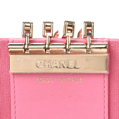 Chanel Caviar Quilted Classic 4 Key Holder Wallet Pink 7 of 12