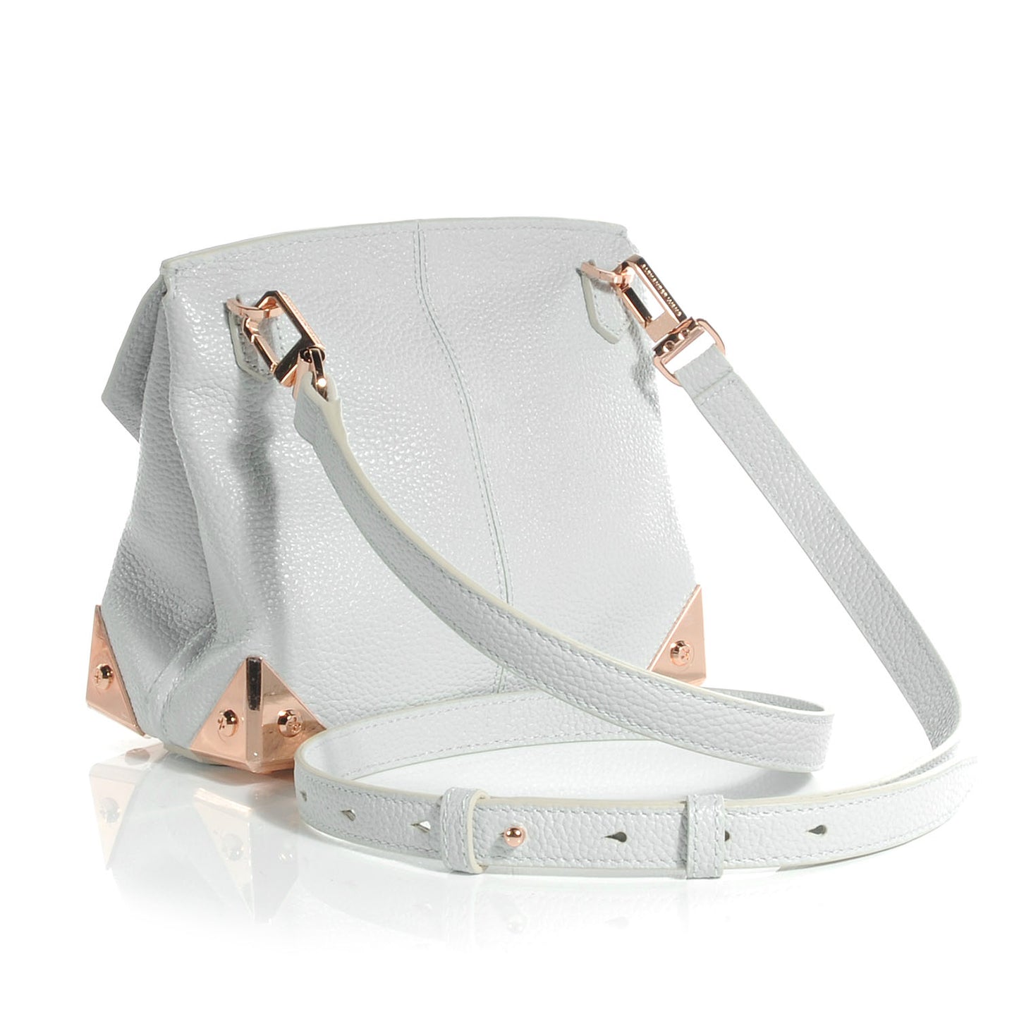 Pebbled Leather Marion Mini Flap Plaster