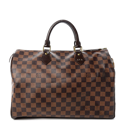 Louis Vuitton Damier Ebene Speedy 35 1 of 17
