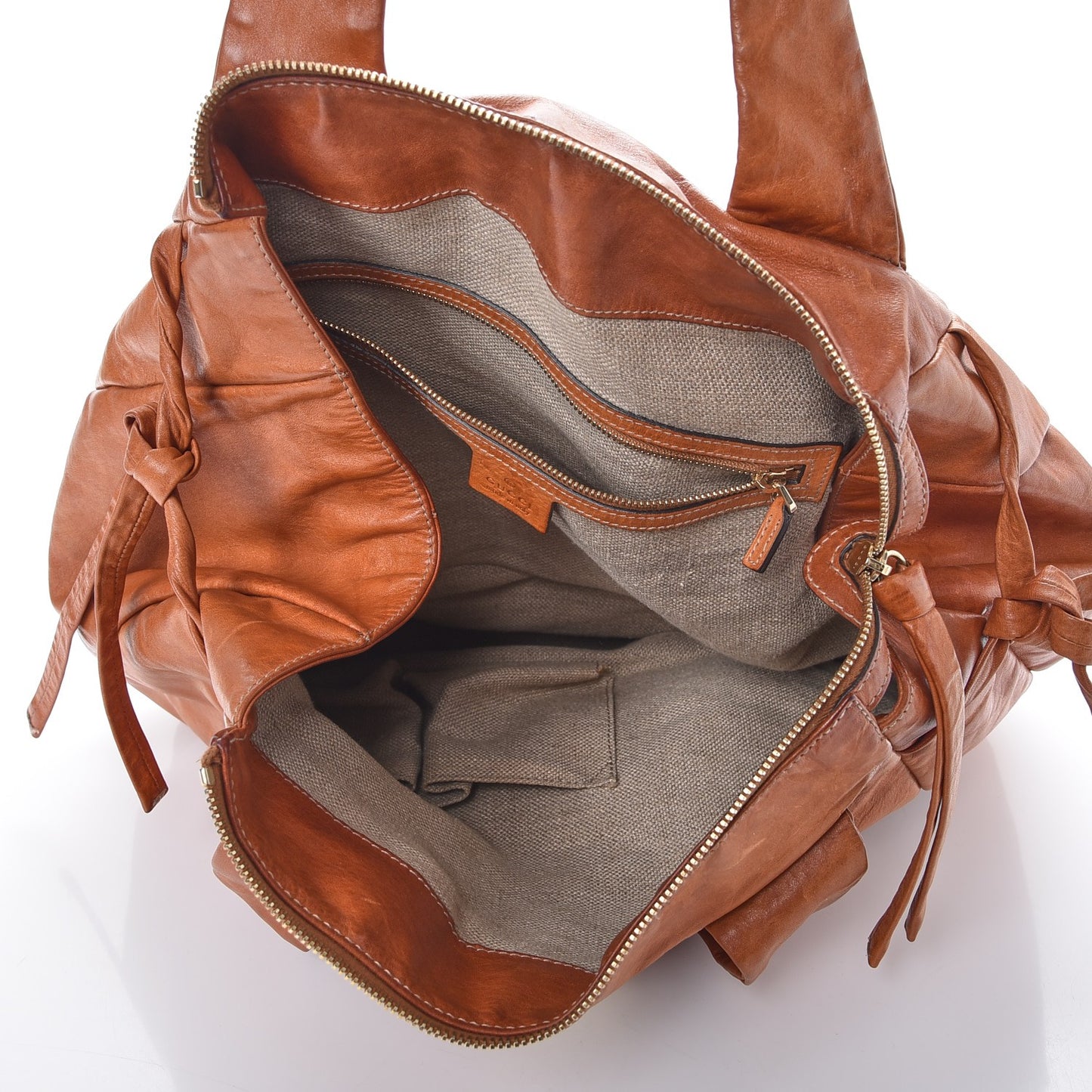 Calfkin Tattoo Heart Large Hysteria Tote Tan