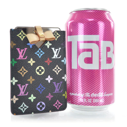 Louis Vuitton Monogram Multicolor Mirror and Case Pouch Black 2 of 6