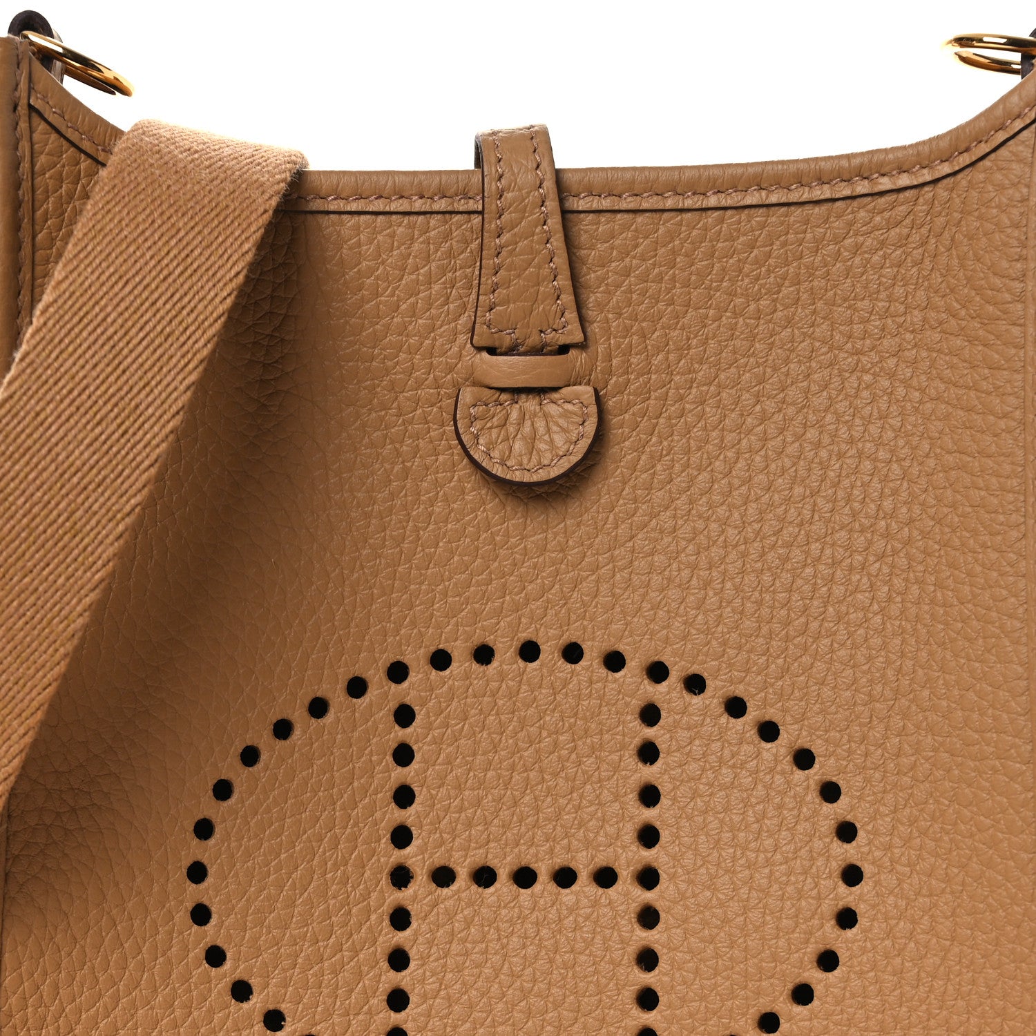 Hermes Taurillon Clemence Evelyne TPM Biscuit 8 of 11