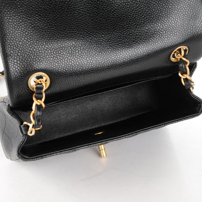Chanel Caviar Quilted Mini Rectangular Flap Black 5 of 7
