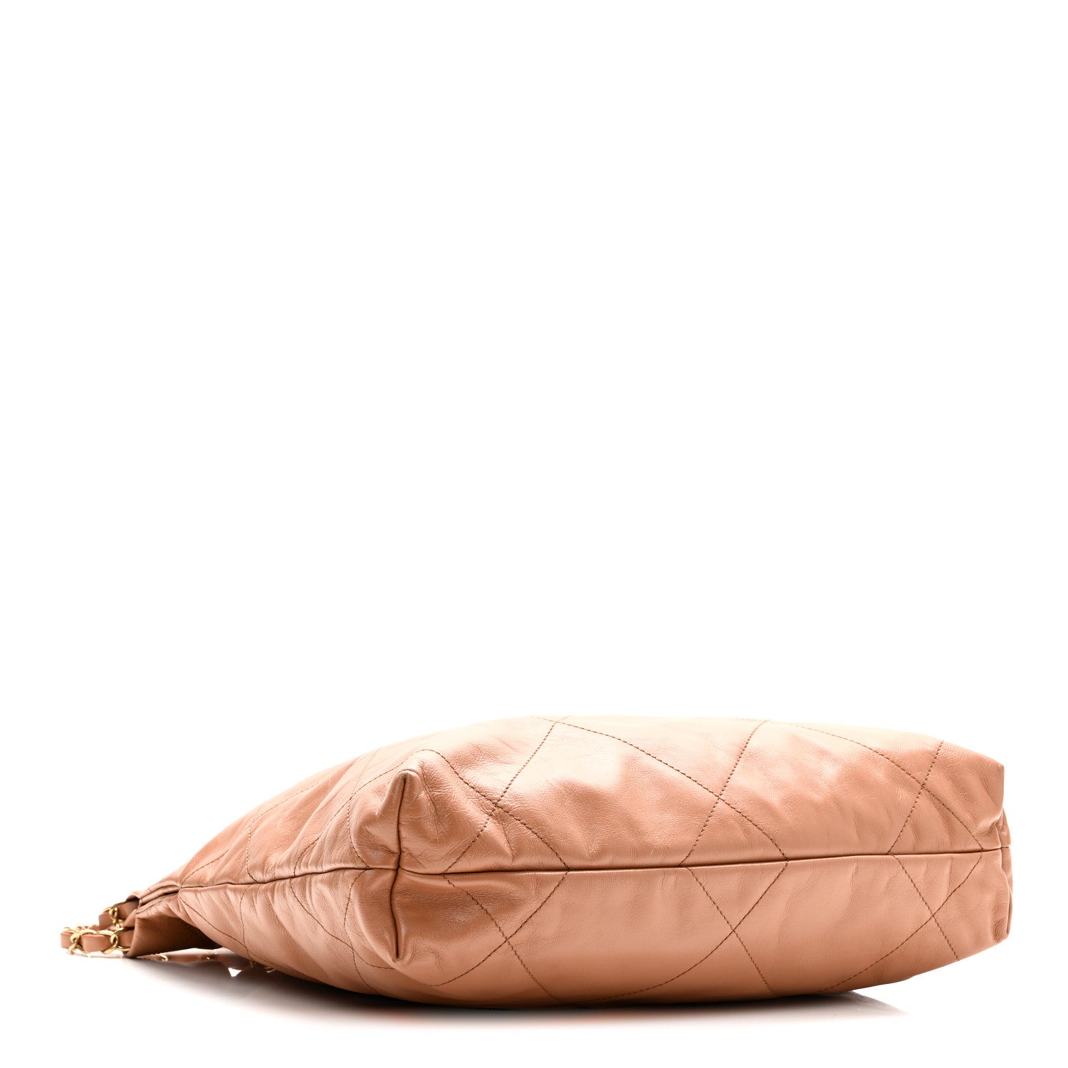 Chanel Shiny Calfskin Quilted Small Chanel 22 Beige 5 of 12