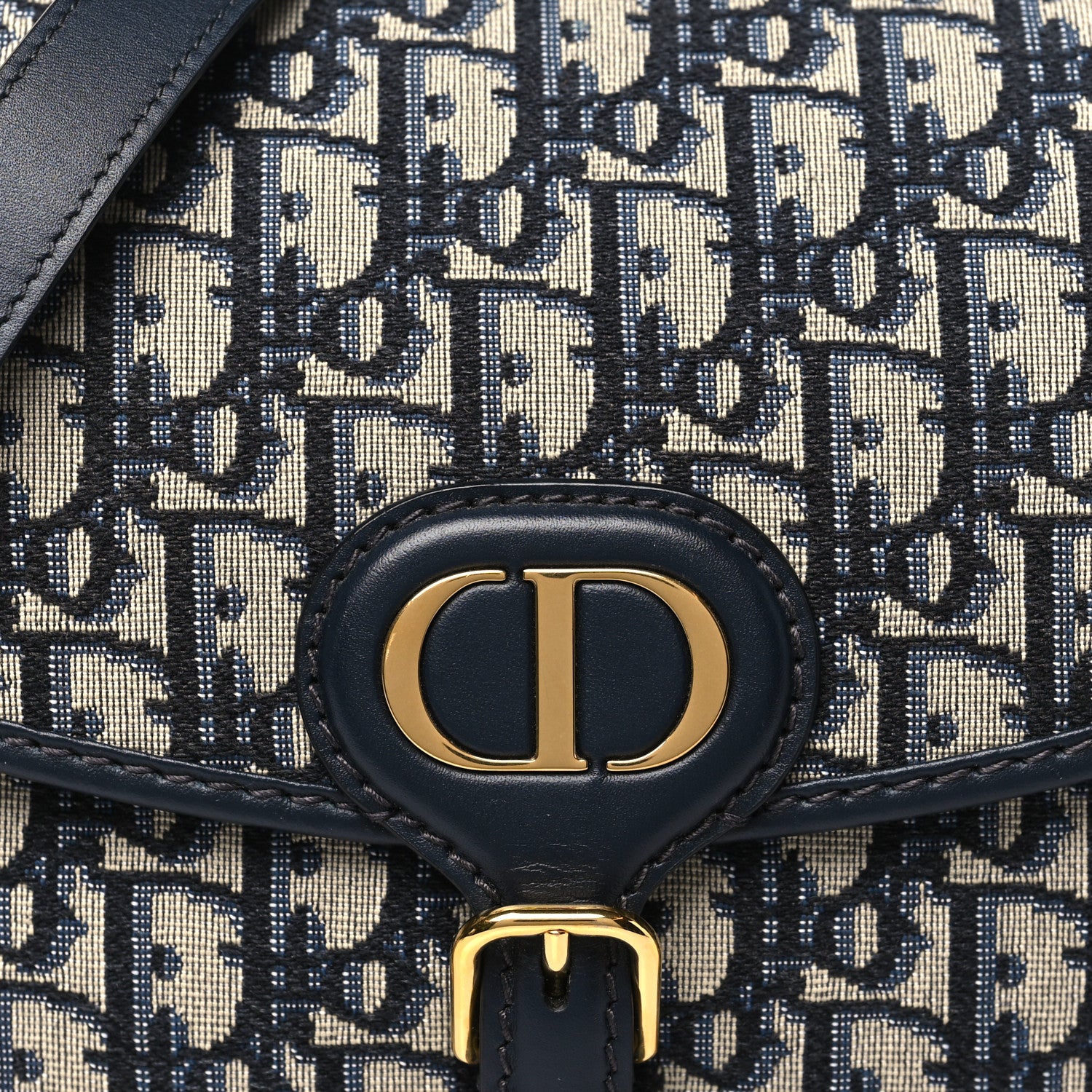 Christian Dior Oblique Medium Bobby Flap Blue 7 of 9