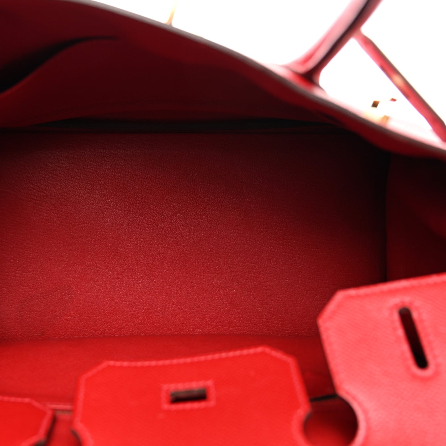 Epsom Birkin 30 Rouge Casaque