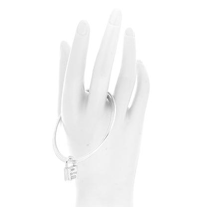 Tiffany Sterling Silver 1837 Triple Bangle Lock Bracelet 2 of 5