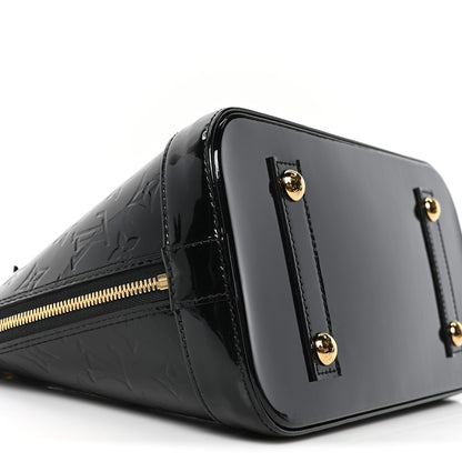 Louis Vuitton Vernis Alma PM Black 9 of 11