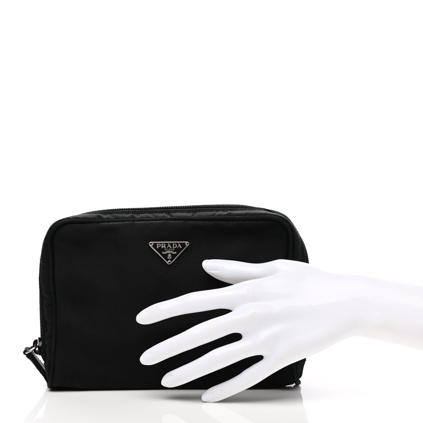 Nylon Vela Cosmetic Pouch Black