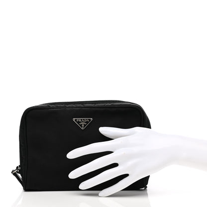 Prada Nylon Vela Cosmetic Pouch Black 2 of 10