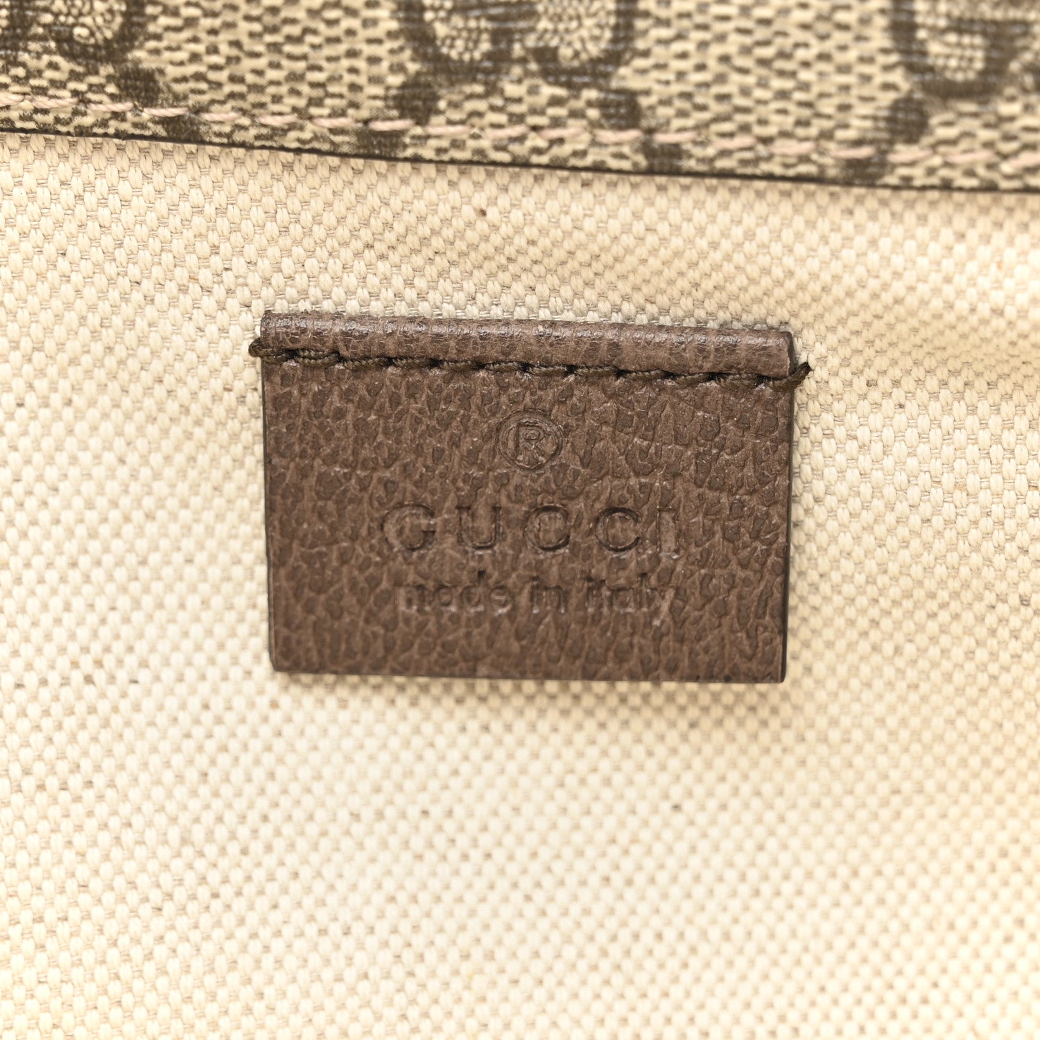 Gucci GG Supreme Monogram Web Small Neo Vintage Double Flap Messenger Bag Beige New Acero 14 of 25