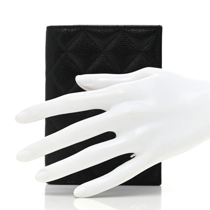 Chanel Caviar Quilted Passport Holder Black 2 of 8