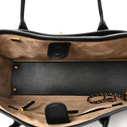 Chanel Calfskin Archetype Small Shopping Tote Black 5 of 11