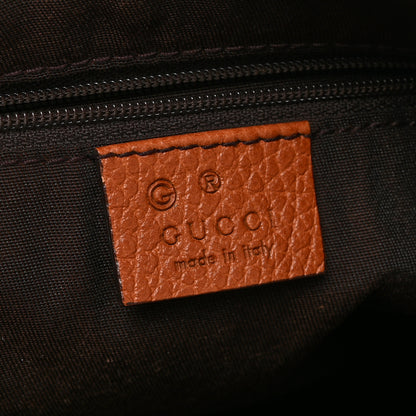 Gucci Calfskin Large D Gold Ring Hobo Brown 6 of 11