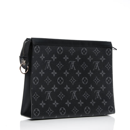 Louis Vuitton Monogram Eclipse Pochette Voyage MM 3 of 6
