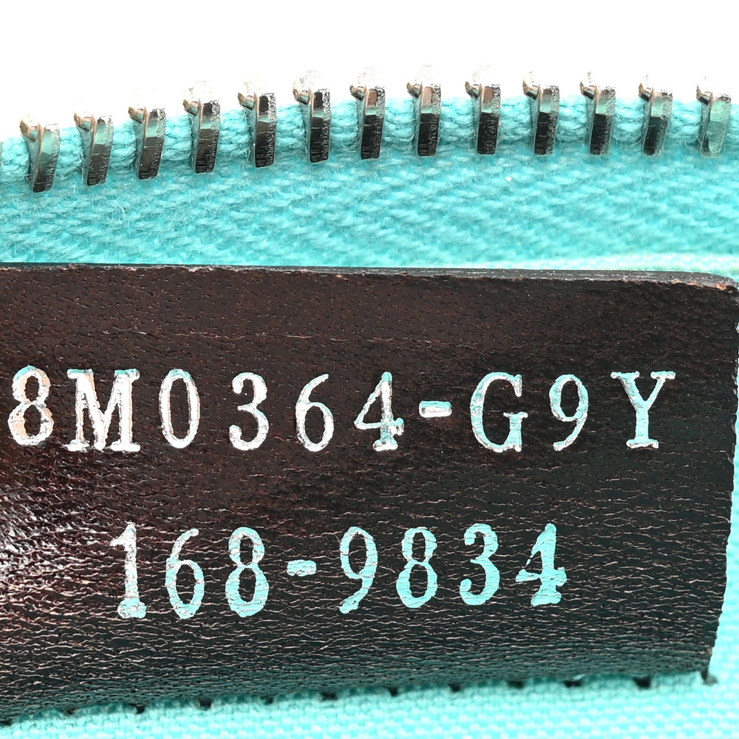 Fendi Vitello Flamingo Mini Zip Around Wallet Tiffany 9 of 17