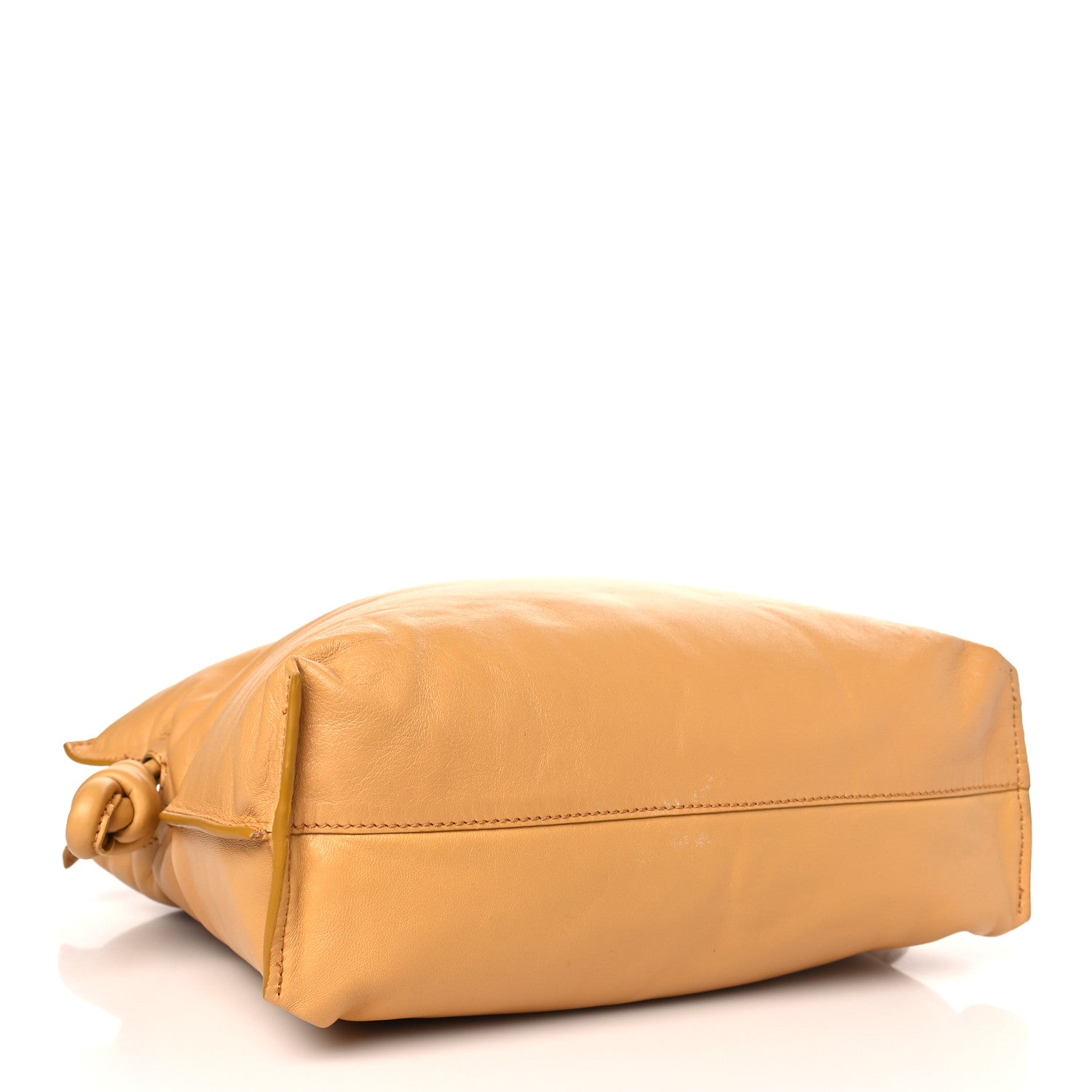 Loewe Calfskin Flamenco Puffer Knot Bag Camel 4 of 10