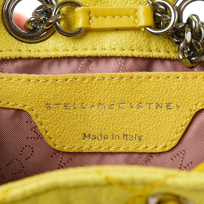 Stella McCartney Shaggy Deer Quilted Mini Falabella Backpack Canary 6 of 8