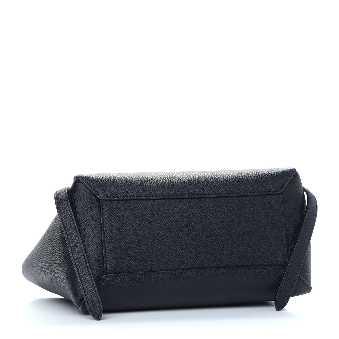 Grained Calfskin Micro Belt Bag Black