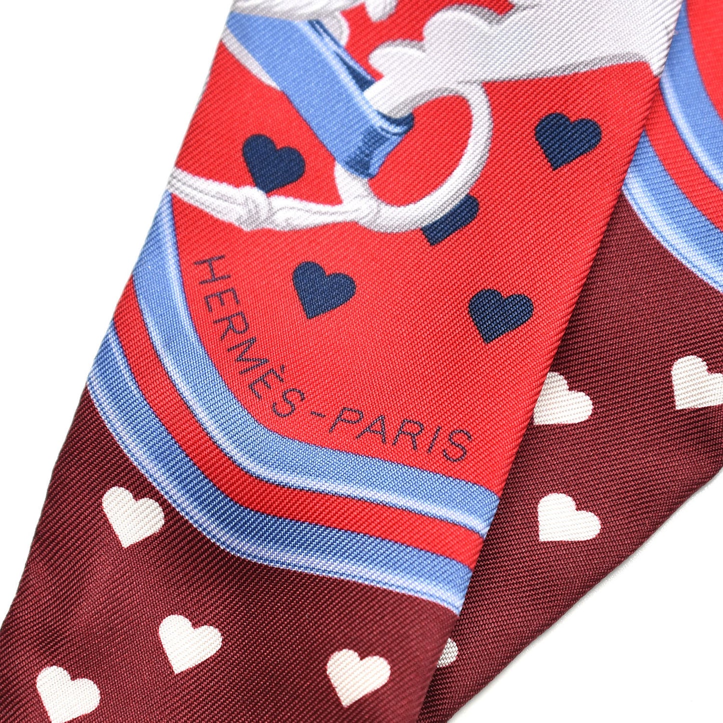 Silk Brides de Gala Love Twilly Rouge Bleu Bordeaux