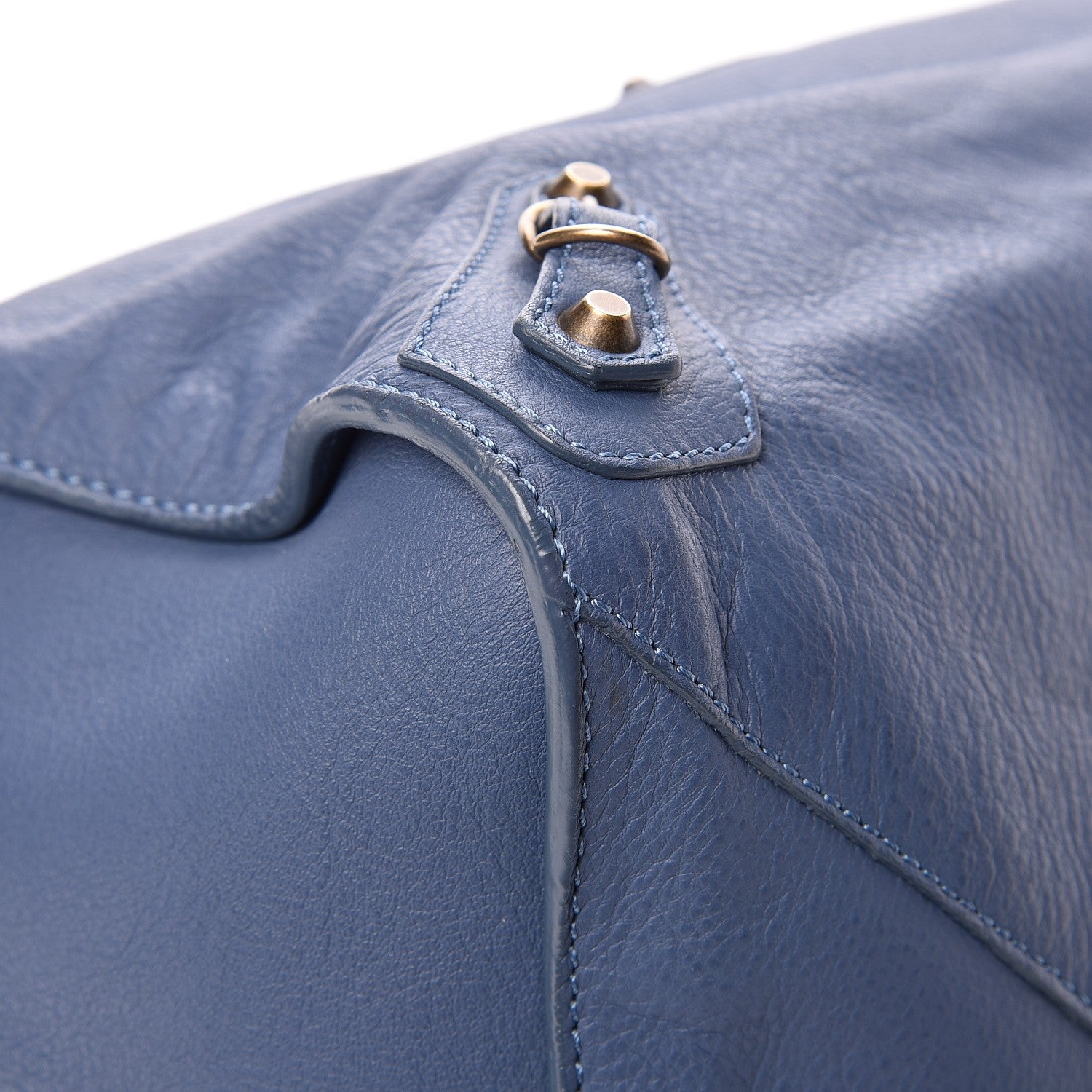 Balenciaga Veau Papier Bolster Bleu 8 of 8
