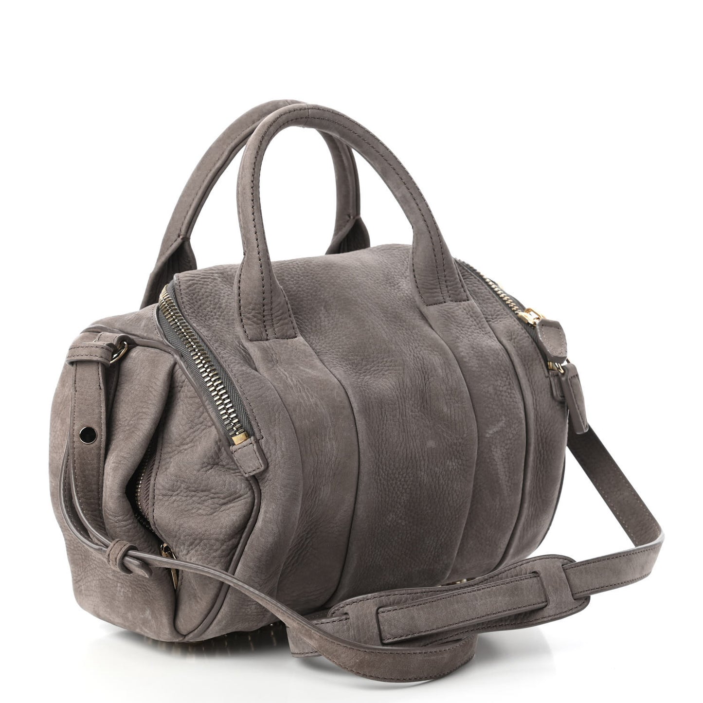 Nubuck Rockie Elephant Pale Gold Hardware